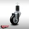 Service Caster 3.5'' SS Black Poly Wheel Swivel 1-5/8'' Expanding Stem Caster SCC-SSEX20S3514-PPUB-BLK-158 - alternate 3
